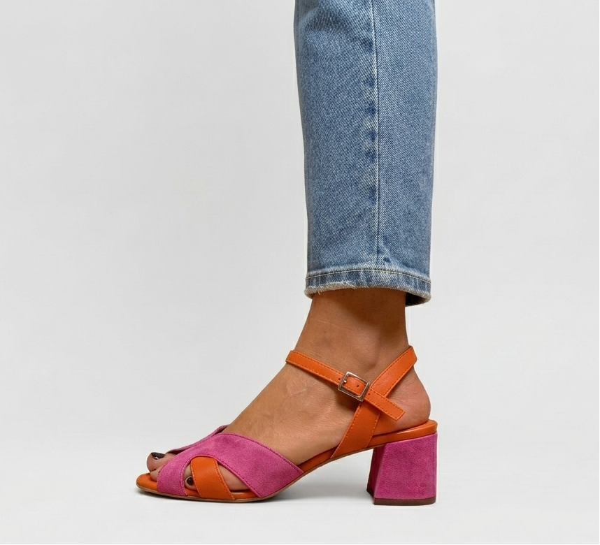 Paulina | Elegante Scarpe con Tacco Rosa