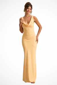 Isadora | Abito Maxi in Raso
