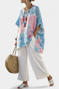 Elisea | Pantaloni da Donna in Lino a Righe