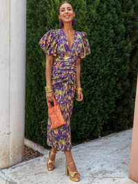 Violet & Grace | Abito Midi Plissettato