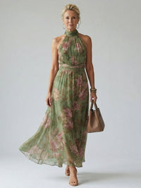 Mirelle | Abito Midi con Collo Halter