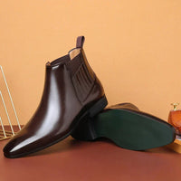 Peyton | Elegante Stivali da Uomo in Pelle