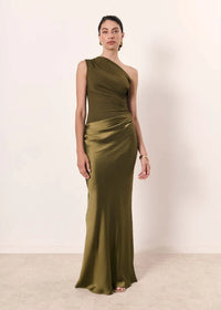 Violet & Grace | Elegante Abito Maxi in Raso
