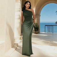 Violet & Grace | Elegante Abito Maxi in Raso