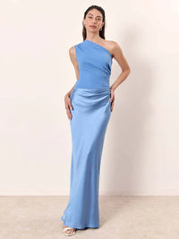 Violet & Grace | Elegante Abito Maxi in Raso