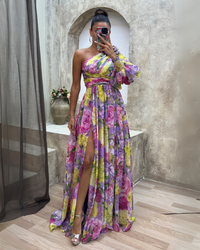 Violet & Grace | Abito con Motivo Floreale