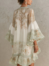 Rosalie | Abito Mini in Chiffon con Volant