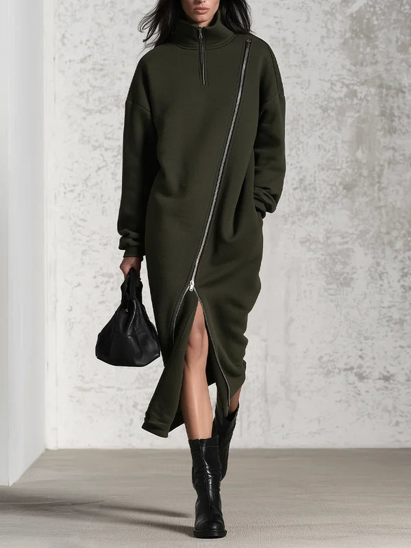 ARMY | Abito Midi con Zip
