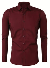 Hunter | Elegante Camicia da Uomo a Maniche Lunghe