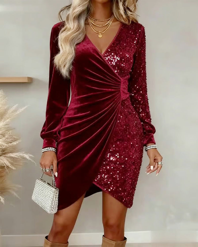 BRIAR | Abito Midi con Scollo a V