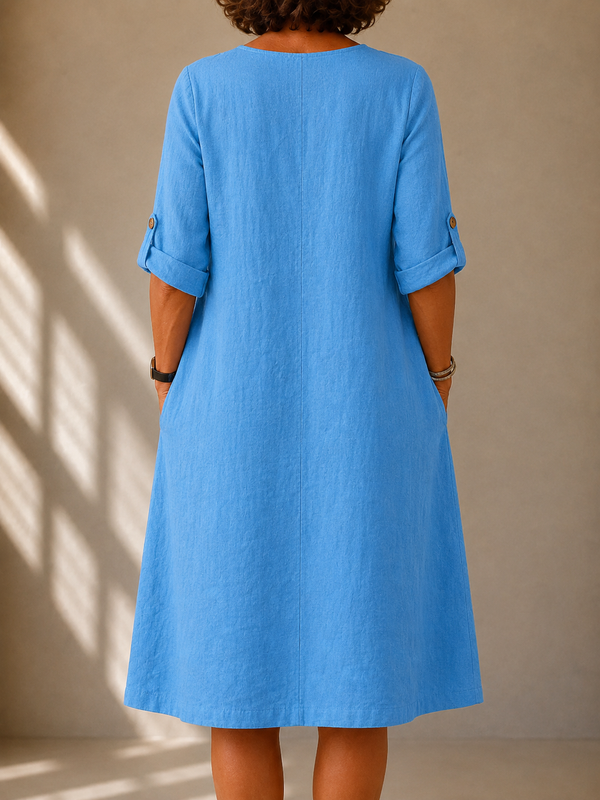 Claire | Abito Midi con Scollo a V