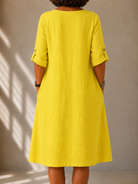 Sylvie | Abito Midi con Scollo a V