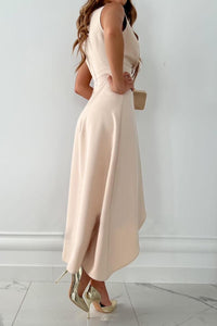 Violet & Grace | Abito Midi con Scollo a V a Portafoglio