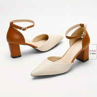 Magda | Elegante Scarpe con Tacco Beige