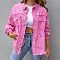 Cecilia | Oversize Giacca da Donna in Denim