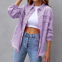 Cecilia | Oversize Giacca da Donna in Denim