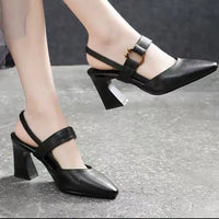 Élise | Elegante Scarpe con Tacco Nero