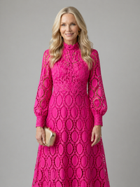 Violet & Grace | Abito Midi in Pizzo