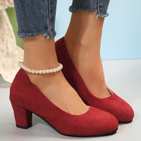 Wide-Toe Heels | Scarpe con Tacco in Pelle Vegana