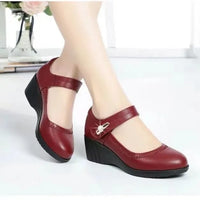 Camille | Elegante Scarpe con Tacco in Pelle Vegana