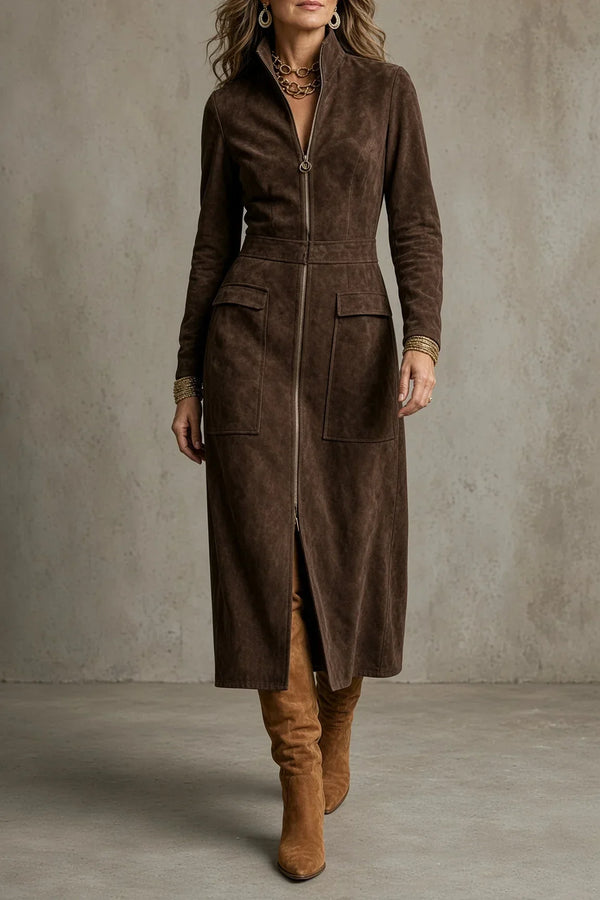 NATALIE | Vintage Abito Maxi con Zip