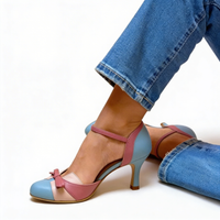 Monika | Elegante Scarpe con Tacco Blu