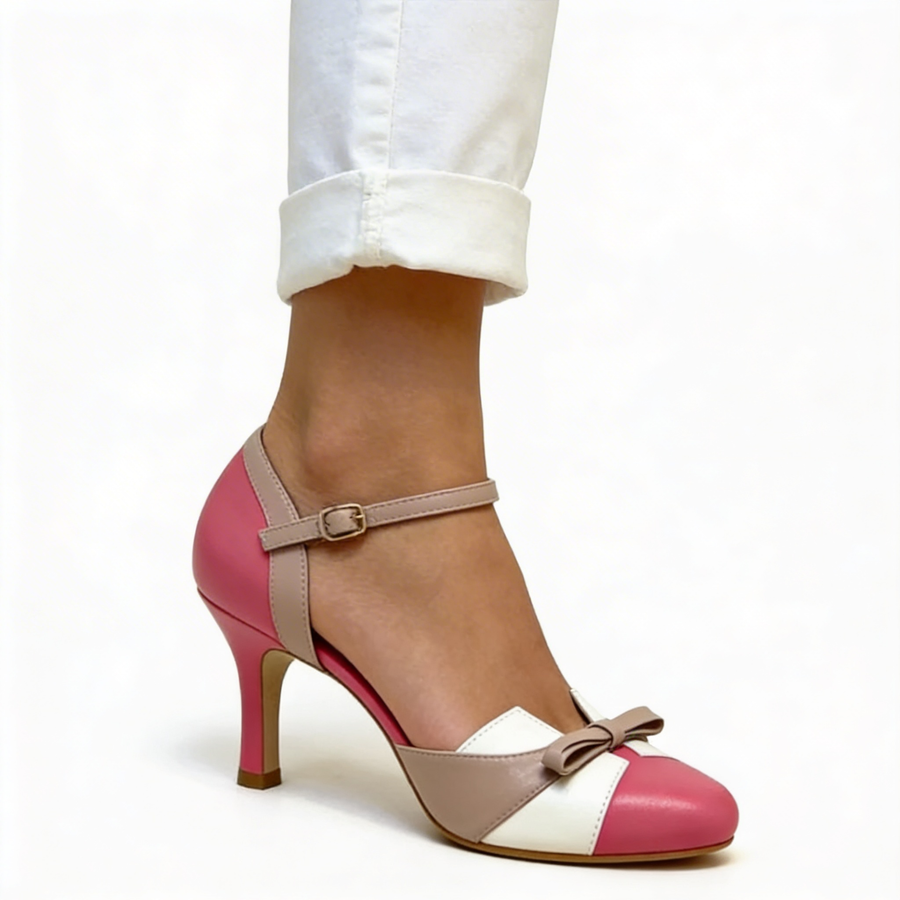 Estelle | Elegante Scarpe con Tacco Rosa