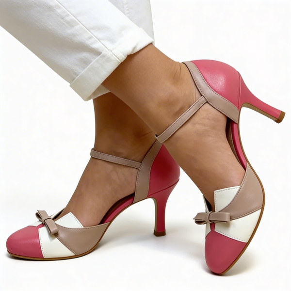 Estelle | Elegante Scarpe con Tacco Rosa