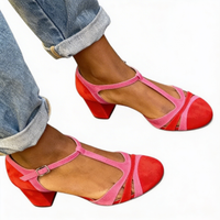 Dominique | Elegante Scarpe con Tacco Rosso