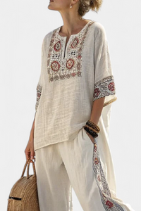 Amelie | Pantaloni da Donna con Ricamo