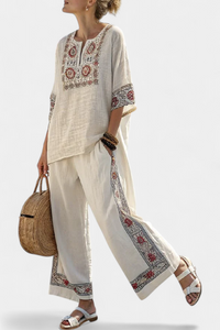 Amelie | Pantaloni da Donna con Ricamo