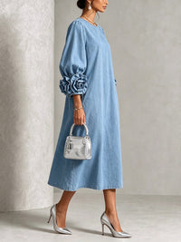 Abito Midi in Denim