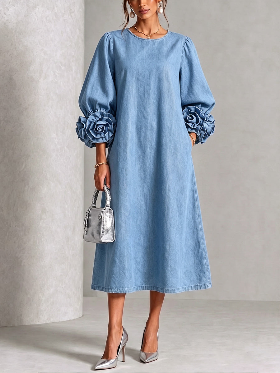 Abito Midi in Denim