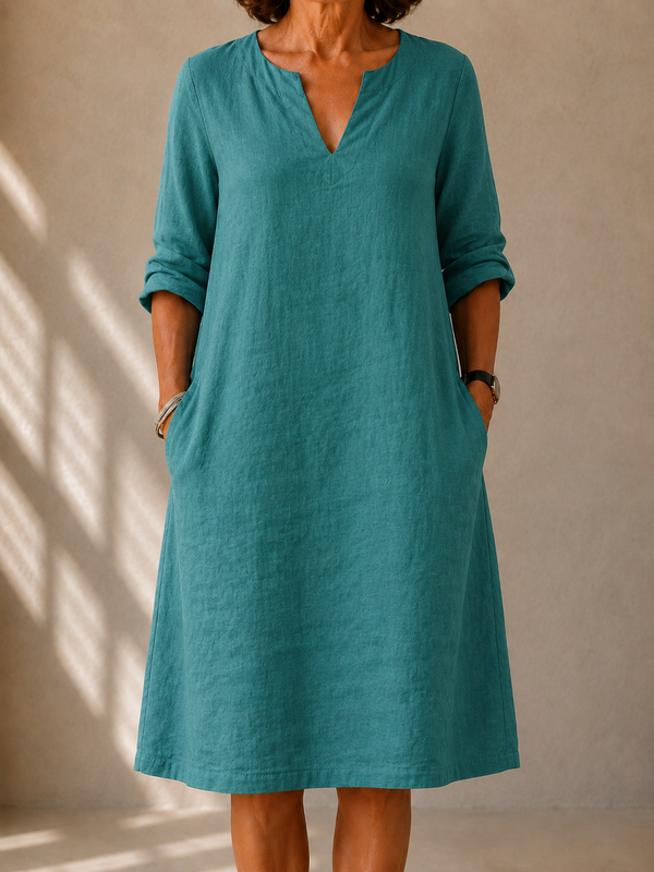 Sophie | Abito Midi Blu