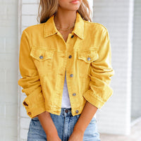 Yseult | Giacca da Donna in Denim con Colletto