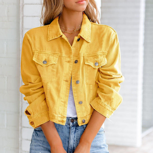 Yseult | Giacca da Donna in Denim con Colletto
